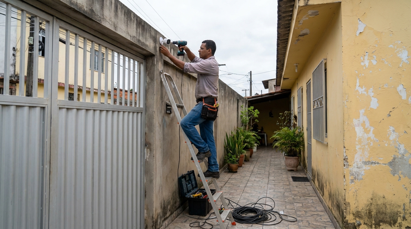 Instalacao de cameras de seguranca profissional em Goiânia‑GO