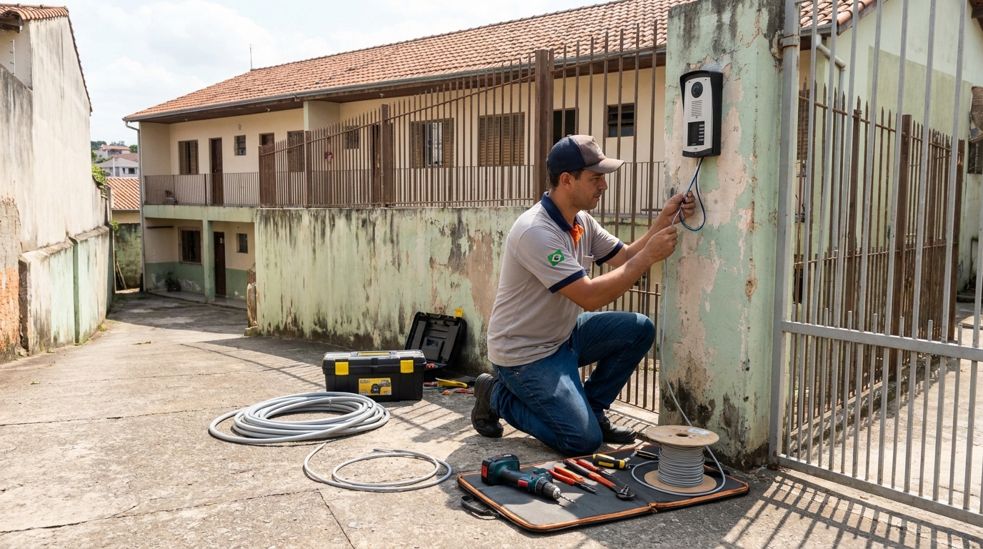 Instalacao de interfone residencial em Goiânia‑GO