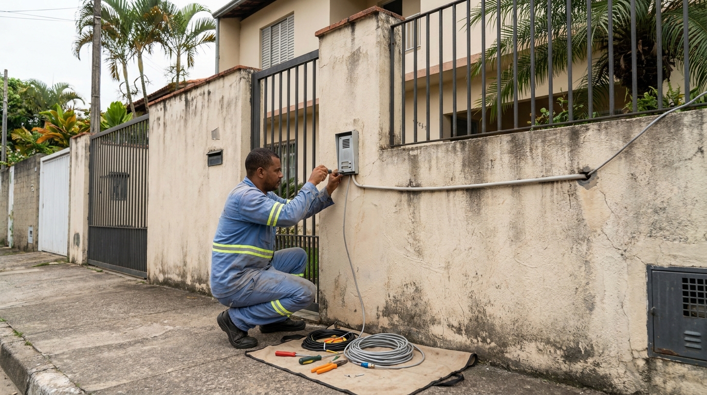 Instalacao de video porteiro em Goiânia‑GO